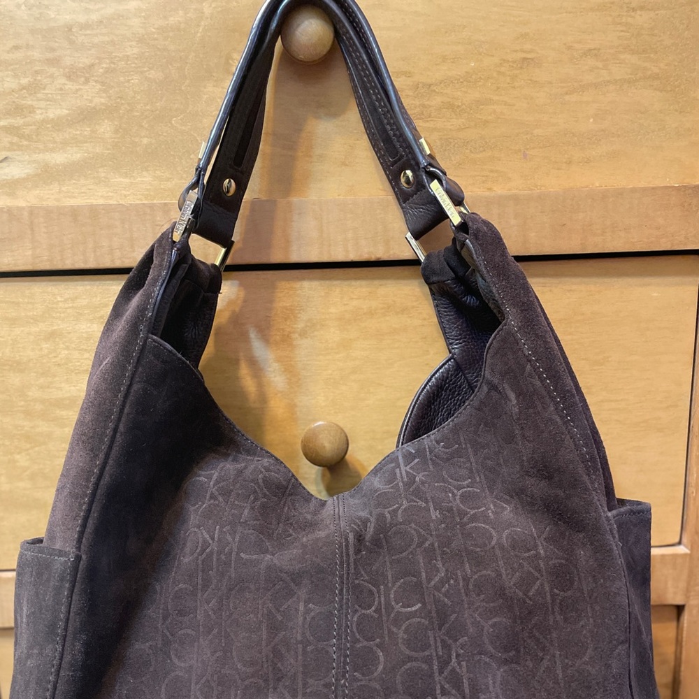 Calvin Klein Brown Hobo Bag